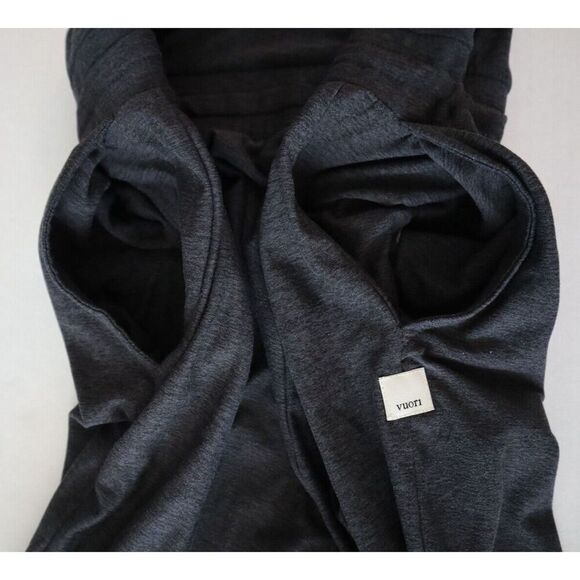 Vuori Women's Sz S Charcoal Gray Heather Racerback One-Piece Lux Jumpsuit - Picture 9 of 10